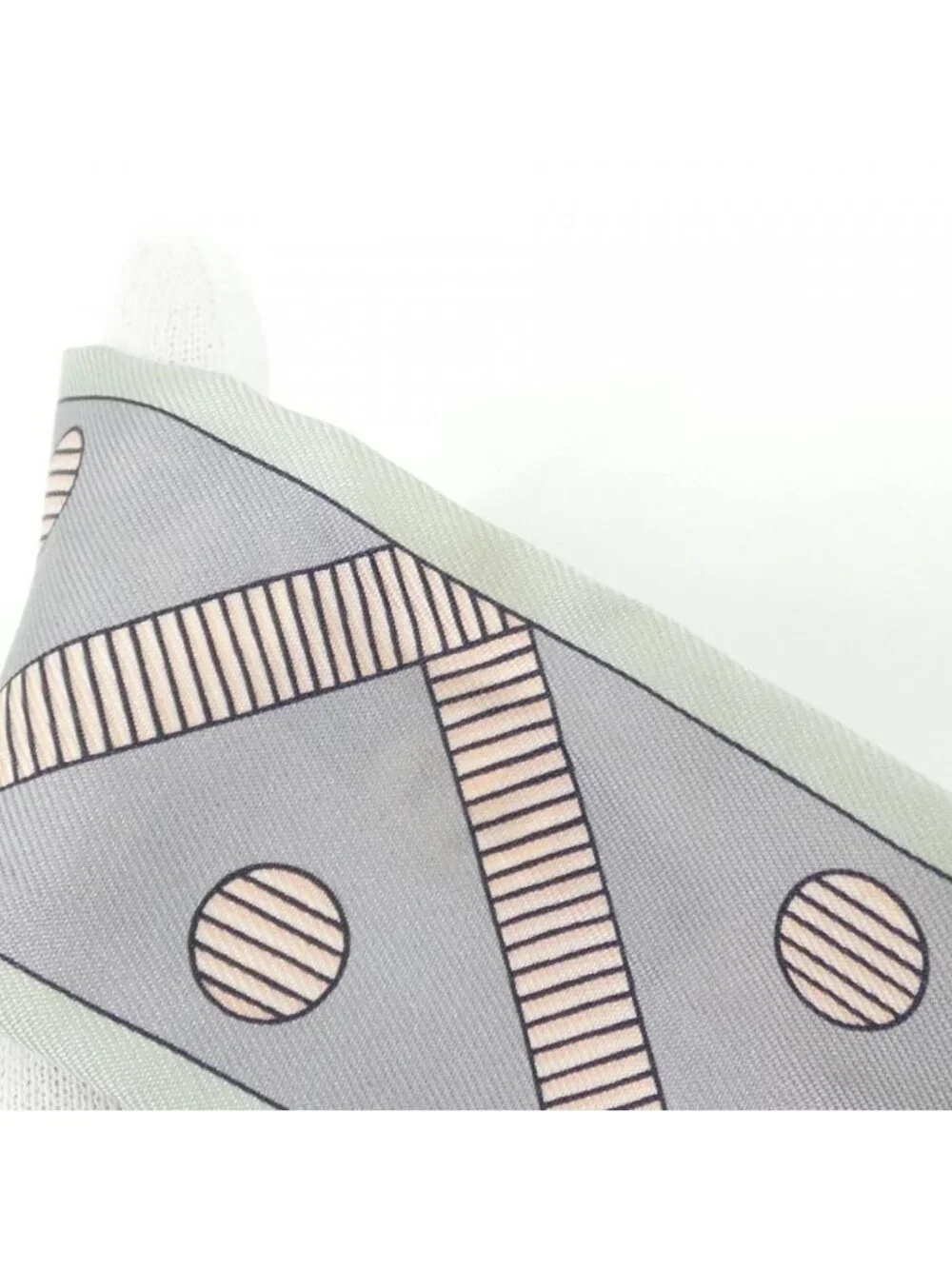 Hermes Twilly Scarf Gray